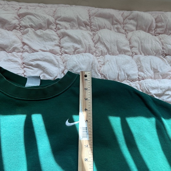 Nike Crewneck Sweatshirt Women’s L Swoosh Athleisure Pine Green - Picture 5 of 6